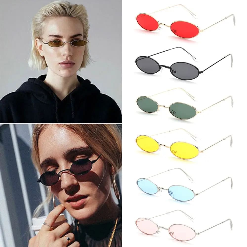Fashion Design Accessories Men and Women Eyeglasses Sun Glasses Vintage Shades Oval Sunglasses