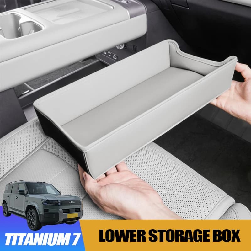 Scatola portaoggetti per console centrale inferiore per BYD Leopard Titanium 7 Organizer per console centrale Custodia per auto Accessori per la modifica
