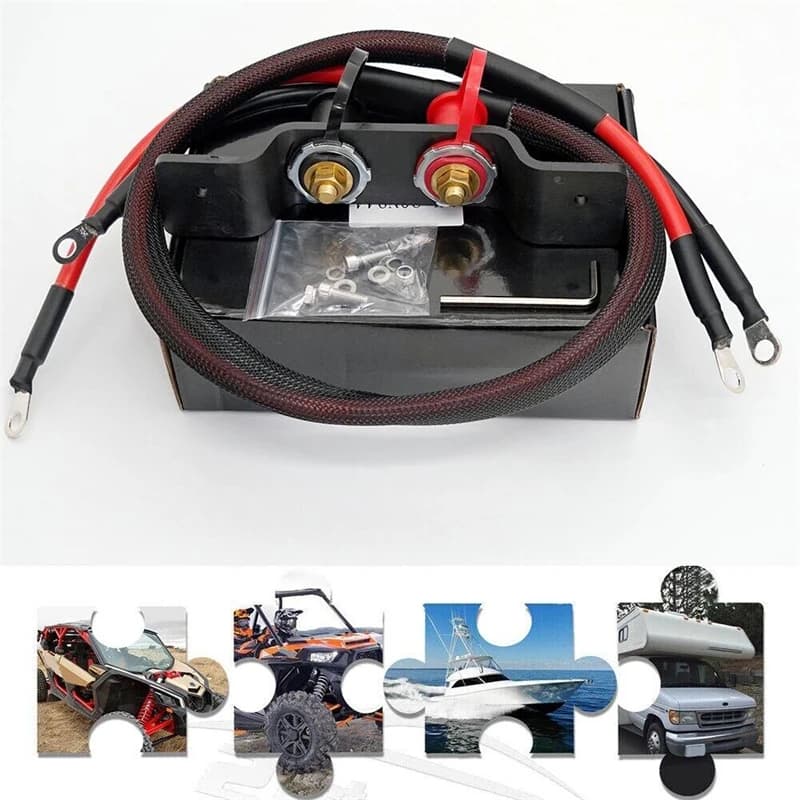 Batteria Jump Post Starter Jumpstart Per Can-Am Maverick X3 UTV ATV Kit di riposizionamento terminale batteria remoto