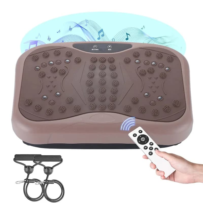 New popular trend vibratory plate machine power weight loss space saving vibratory plate fitness home New