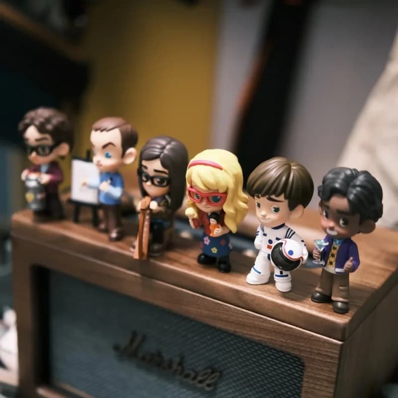 POP MART The Big Bang Theory Series Blind Box Original Toys Guess Bag Mystery Box Doll Anime Figure Ornament