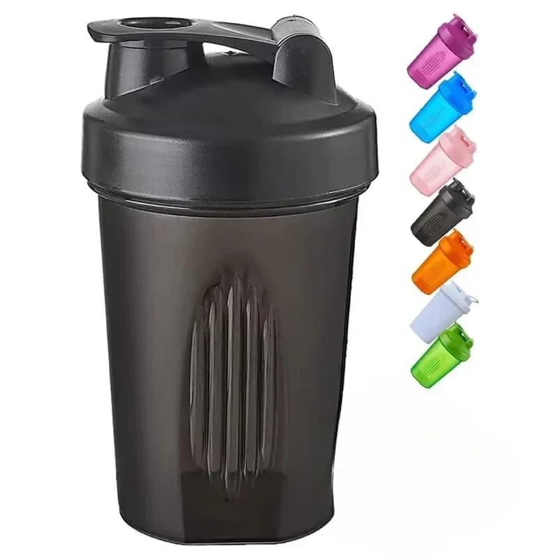 Hot 1-7PCS 400ML Shaker Blender Bottle with Ladder Protein Shakes Sealing for Powder Training Gym Sports Mixing Cup Water Bottle