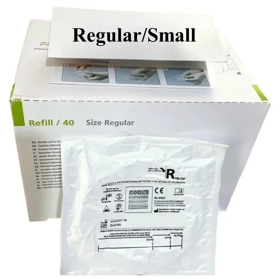 Divaricatore per labbra e guance 3D bianco normale da 2/5/10/20 pezzi per dentale adulto