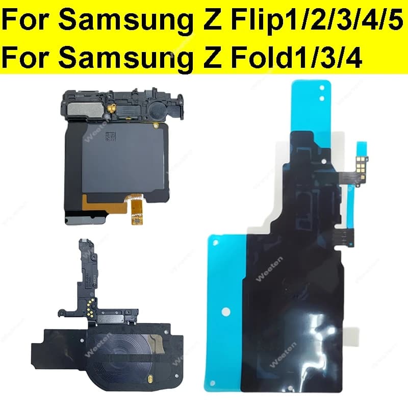 Per Samgsung Z Flip1 2 3 4 5 Z Fold 1 2 3 4 F7210 NFC Modulo bobina di ricarica wireless NFC Parti bobina di induzione di carica wireless
