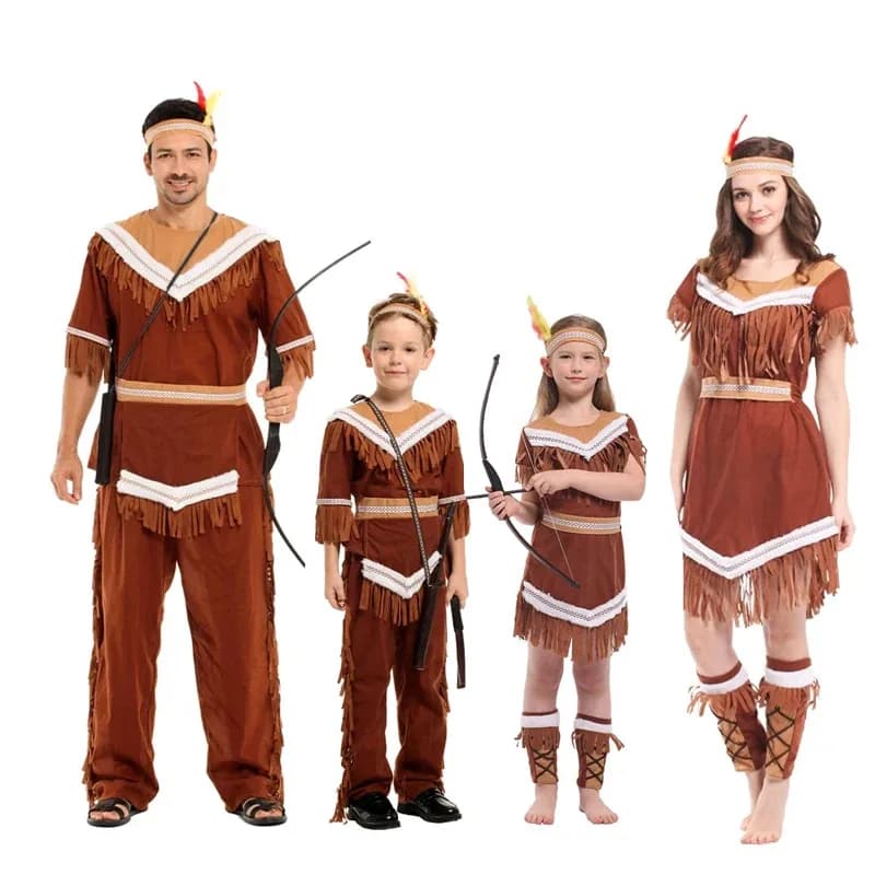 People Ind Hygiene Woman Man Indian Princess Costumes Girls Pocahontas Purim Party Hunter Costume Mardi Gras Fancy Dress