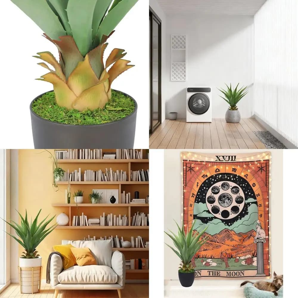 27 Artificial plants of Green Sansevieria in Vase