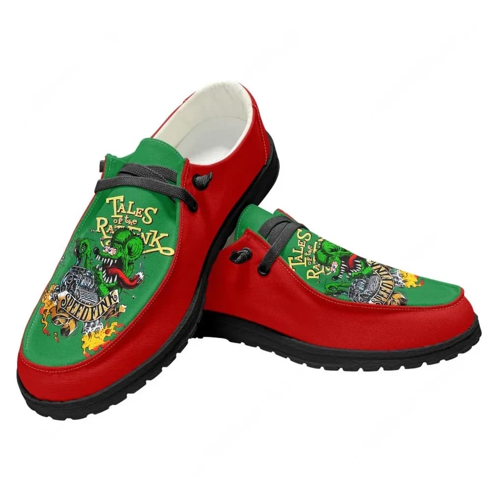 Scarpe casual Tales Of The Rat Fink per uomo e donna, scarpe piatte traspiranti, calzature leggere per esterni, scarpe personalizzate con tema anime
