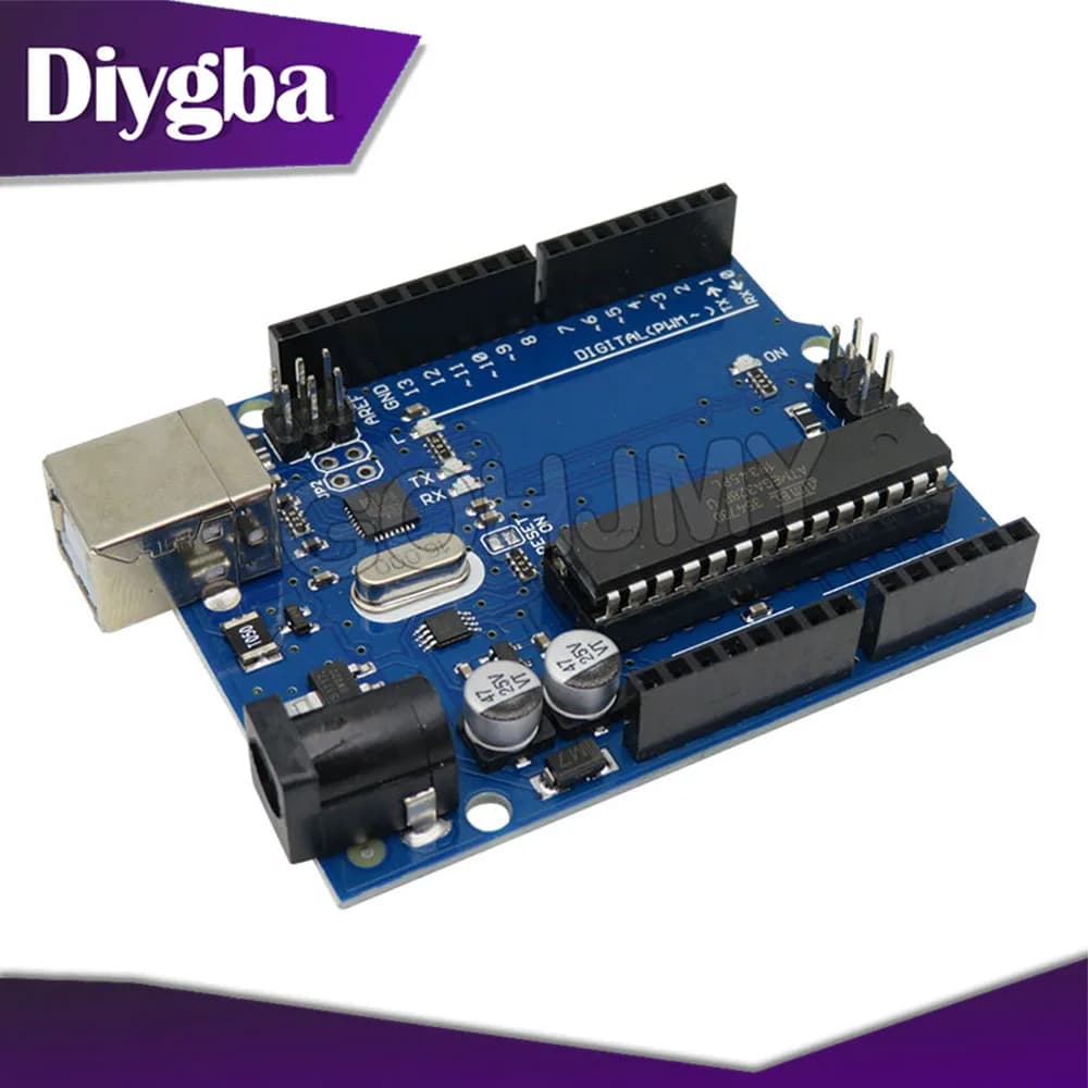 UNO R3 ATMEGA16U2 official chip + MEGA328P for development card Arduino UNO R3 + CAVO USB DIYGBA