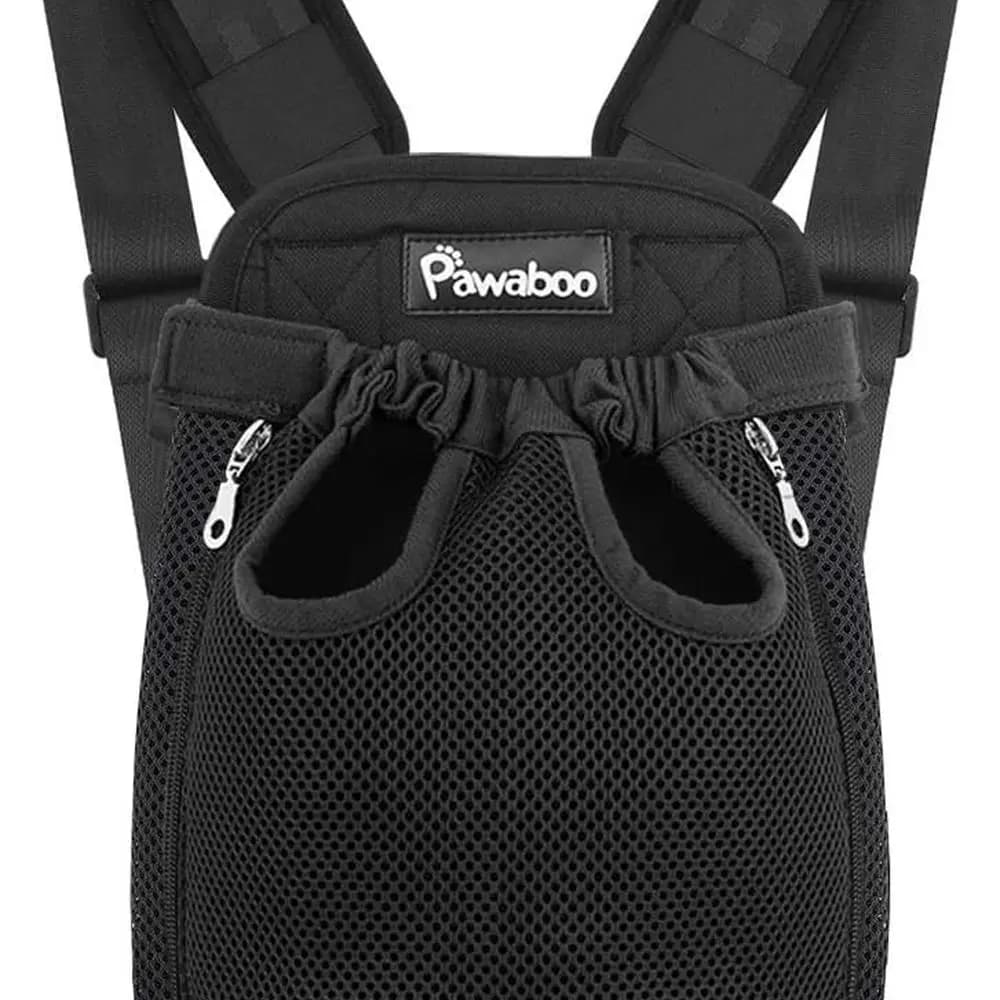 Zaino per marsupio per animali domestici, borsa da viaggio regolabile per zaino per cani e gatti sul davanti, gambe fuori, facile da montare per viaggiare, escursioni, campeggio