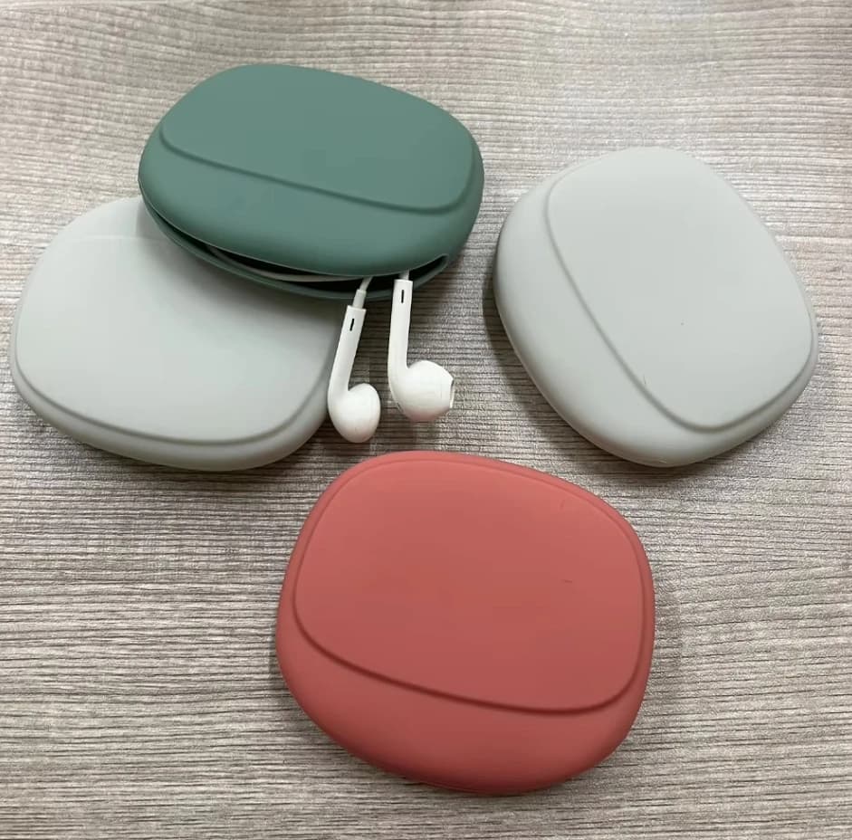 NUOVI COLORI Custodia in silicone per cavi cellulari, Scatola porta cavi dati, Custodia da viaggio per auricolari, Cavi, Chiavi, Chiavette USB, USB, Sauna