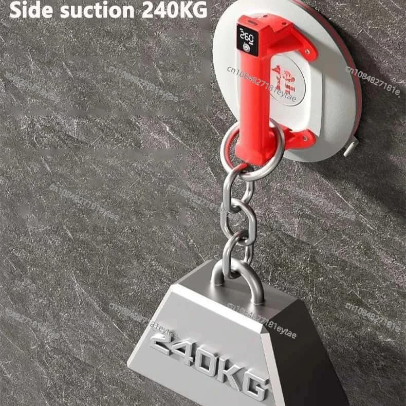Ventosa elettrica Display digitale Sollevatore di aspirazione per piastrelle Rifornimento automatico dell'aria Ventosa elettrica 6100 Strumento di movimentazione portatile