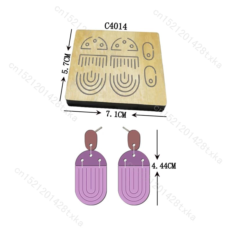 New earring Wooden Dies embossing Cutting Die Scrapbooking C4014