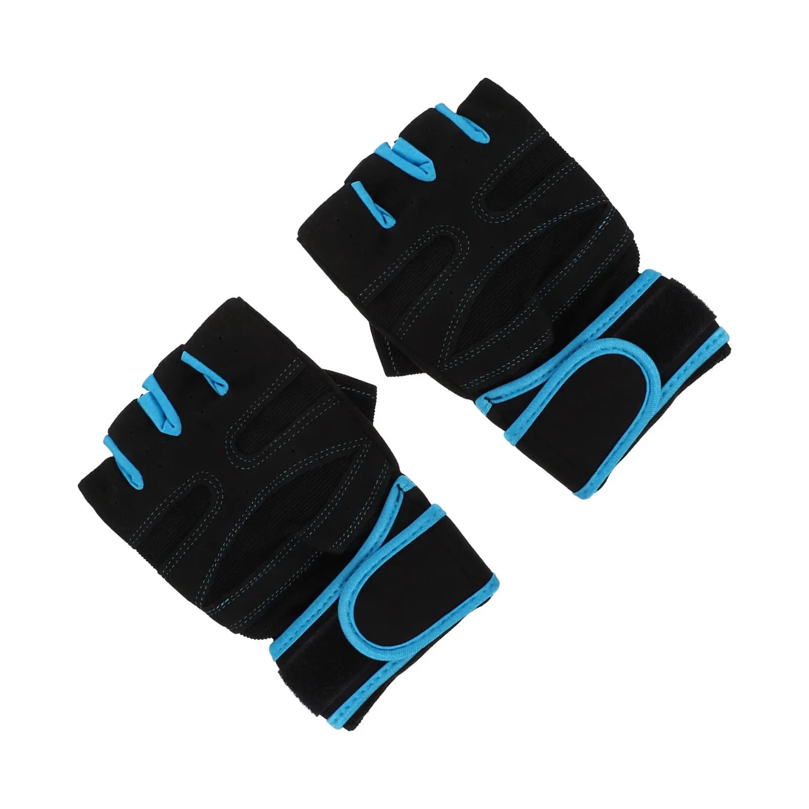 1 Paio di Guanti Sportivi Transpiranti da Ciclismo, Mezze Dita, Anti-Slip with Silicone Palm, Protective Gloves for Gym, Pesi Lift and Physical Exercise, Ideal for Guide