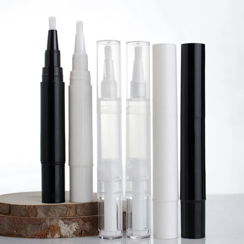 5 ml empty twist pen with brush Reusable bottle Cosmetic container Nail Polish for balm Art painting Mascara Oli Tools