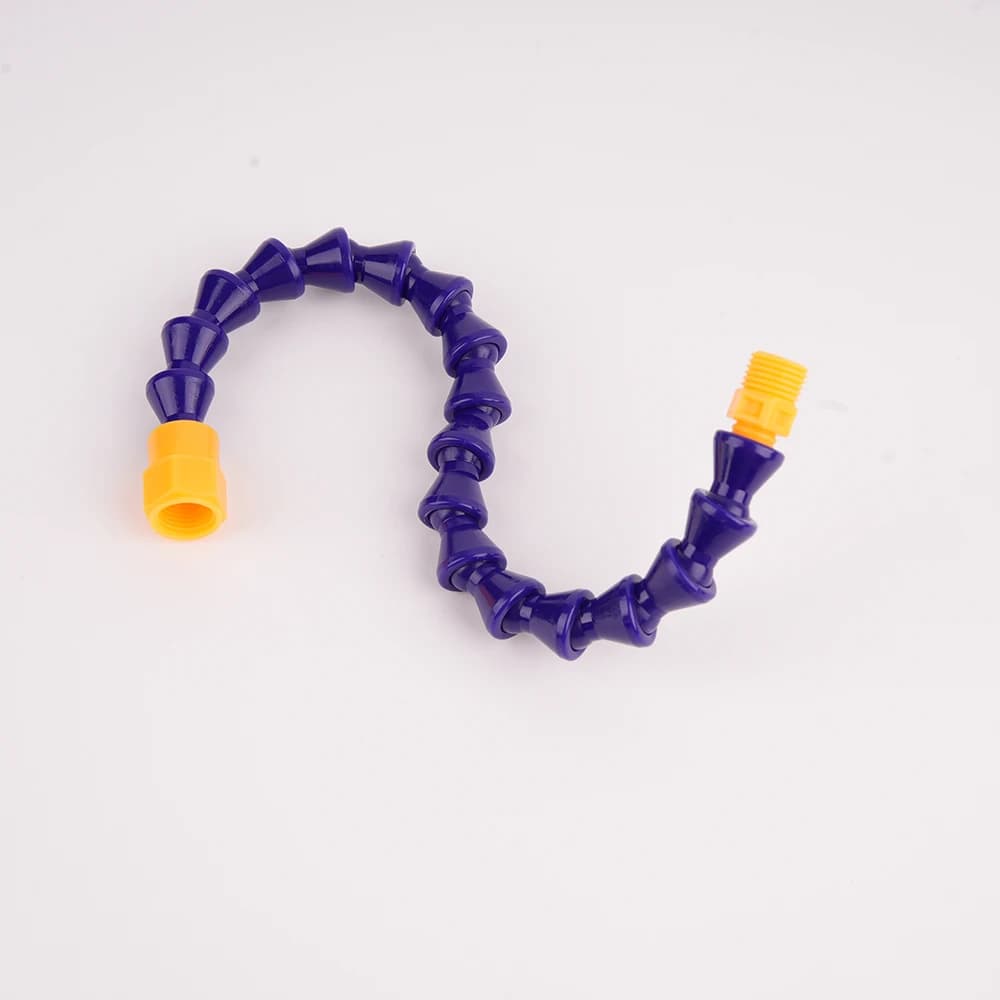 Tubo Flessibile in Plastica per Liquido Refrigerante 1/4", 3/8", 1/2" con Filettatura BSPT, Tubo Regolabile per Raffreddamento ad Acqua/Olio per Macchine CNC, Torni e Fresatrici