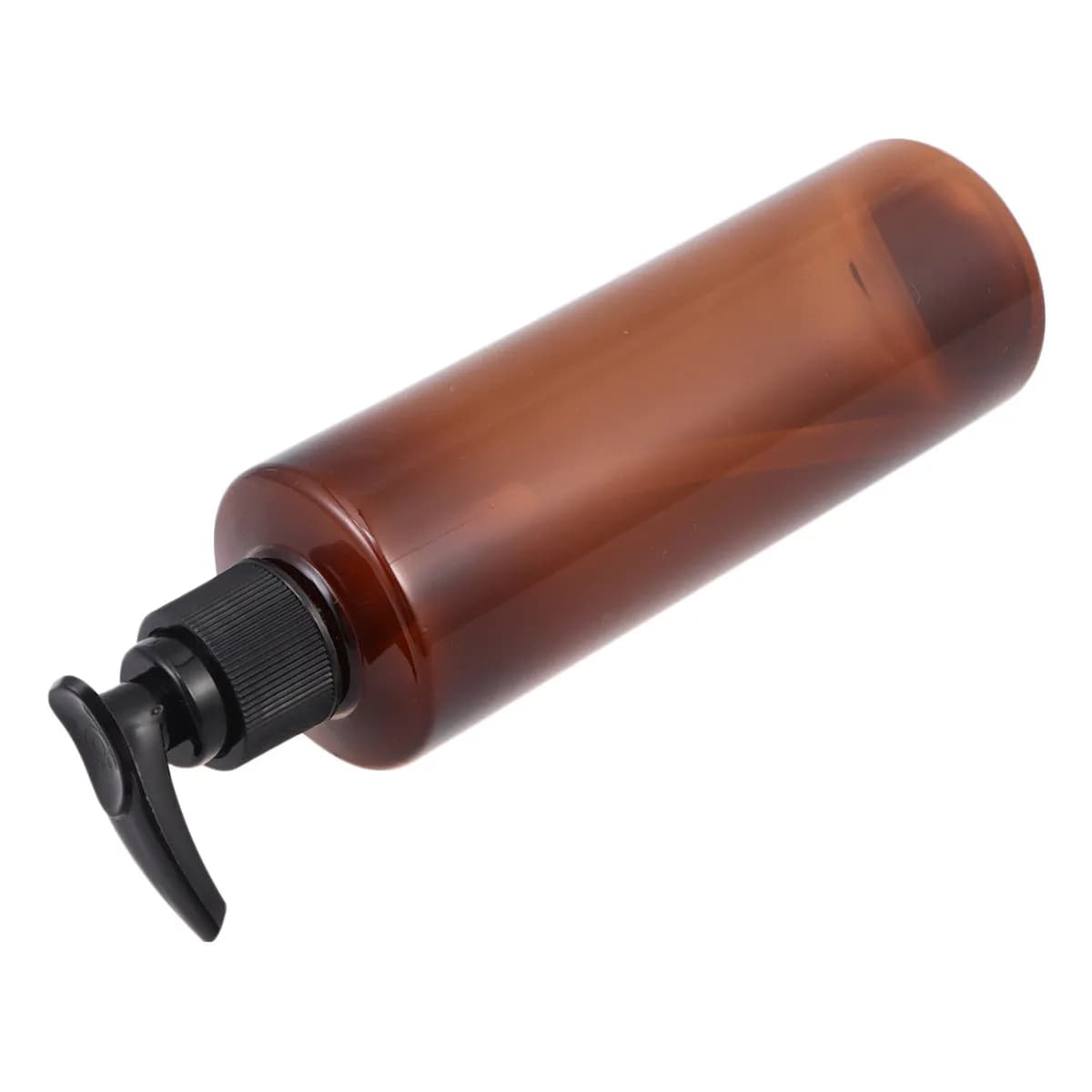 6 flaconi dispenser per lozione, flaconi con pompa a pressione per la conservazione di sapone liquido per casa e ufficio, supporto in plastica da 250 ml, marrone