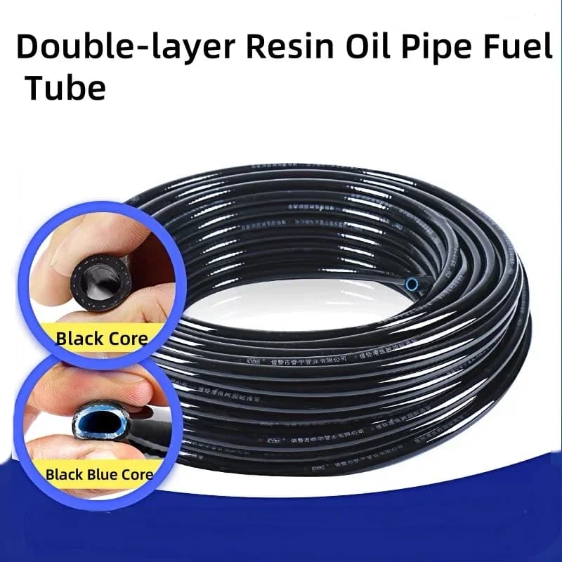 Tubo flessibile diesel per condotte olio in resina TPU da 1 metro 6/8/10/12/16mm Tubi carburante antideflagranti ad alta temperatura
