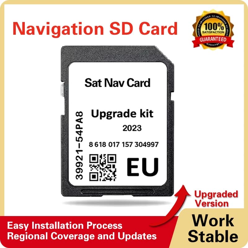 Scheda SD di Navigazione 16GB per Suzuki Swift 2016-2021, Mappa Vitara Sat Nav Slda 2023, Scheda di Memoria GPS per Auto