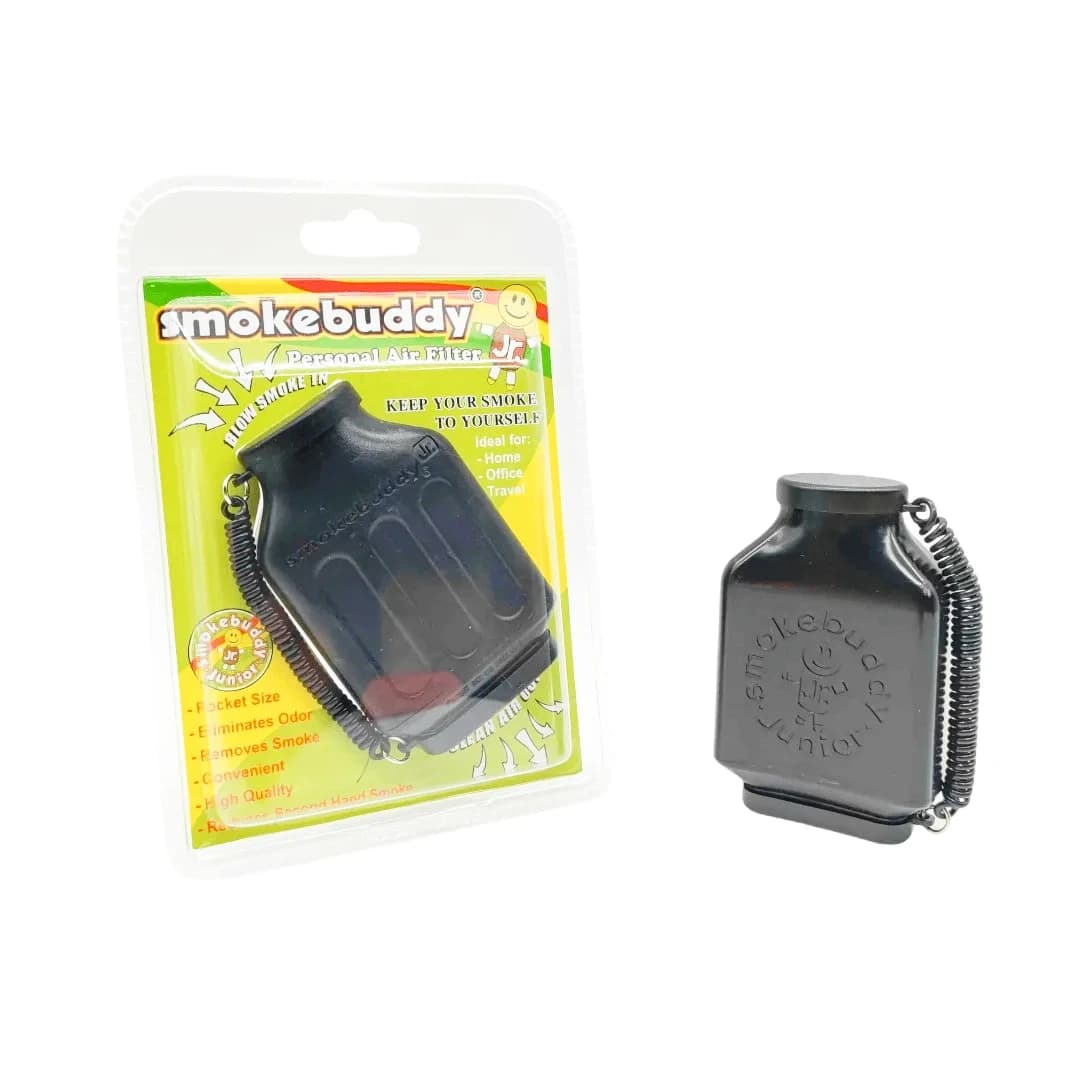 smokebuddy Jr Black Personal Air Filter Smokebuddy ‌Portable Secondhand Smoke Air Purifier with Smoke Trap