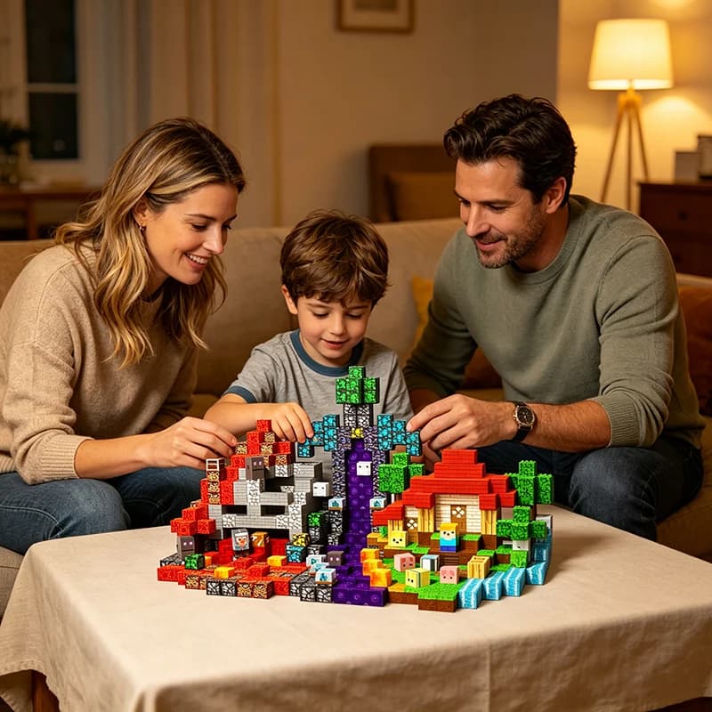 100-300PCS Magnetic Building Blocks Set 3D Magnet Tiles STEM Preschool Learning Toys for Kids Creative Boys Girls Birthday Gifts