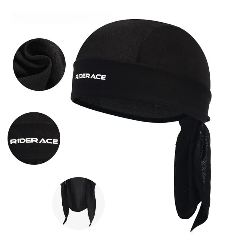 Berretto da ciclismo estivo Cappello da pirata traspirante ad asciugatura rapida Sport all'aria aperta Corsa Escursionismo Cappuccio per protezione solare Copricapo Traspirante ad alta elasticità