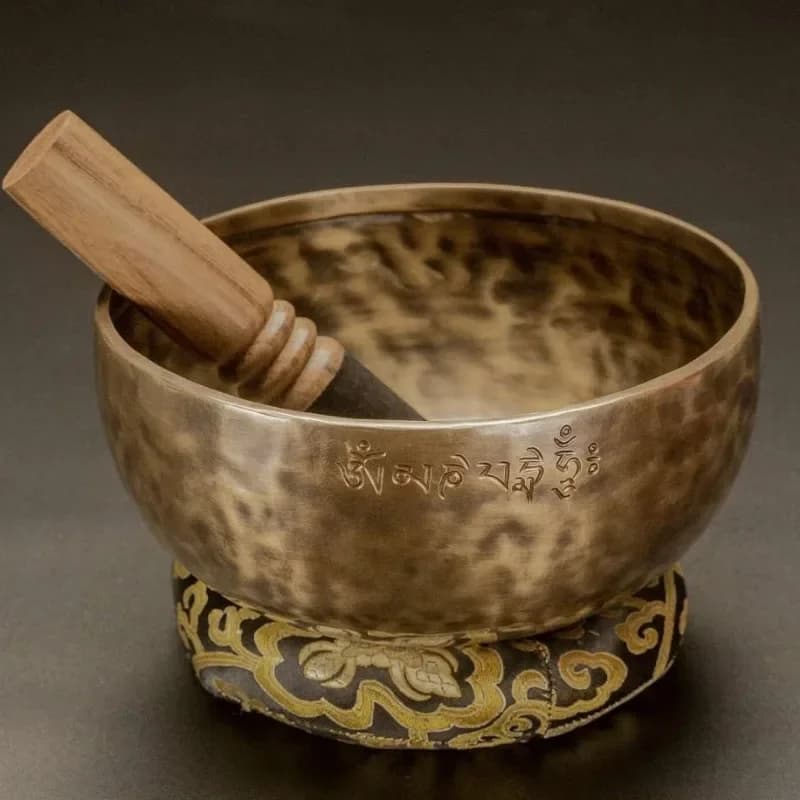 Professional Original Tibetan Bowls Full Moon Nepal Handmade Buddha Sound Bowl Sound Healing Instrument Meditation Accessories