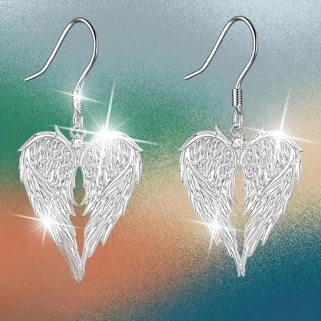 2-piece heart-shaped pearl necklace earrings set
