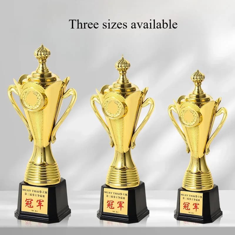 Multipurpose trophy for football, basketball, volleyball, sports games prizes, home decoration items