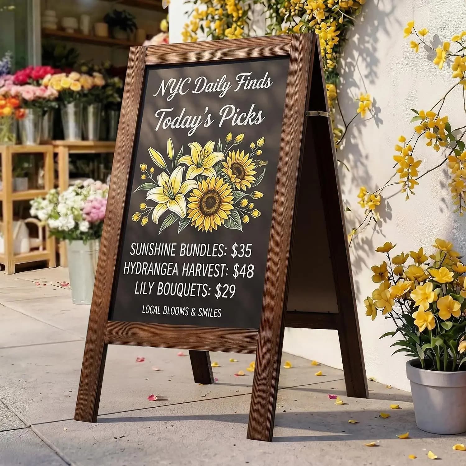 A Frame Chalkboard Signs 40"x20", Large Freestanding Chalk Board
