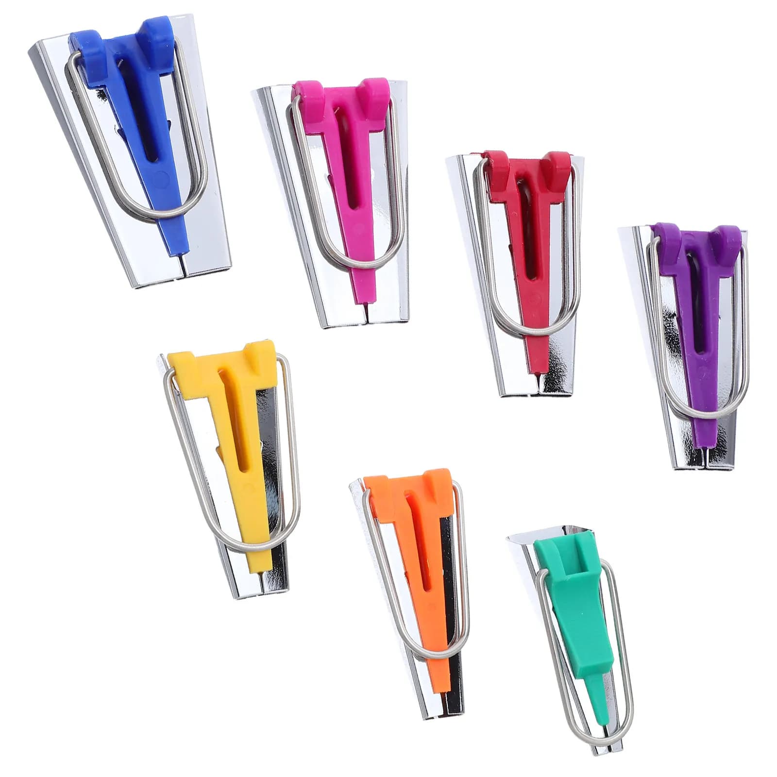1 Set Bias Tape Maker Kit Quilting Tools 6Mm 9Mm 12Mm 18Mm 21Mm 25Mm Fabric Binding Tool Sewing Supplies Bias Maker