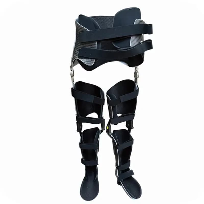 Dispositivo di Riabilitazione, Tutore Ortopedico per Ginocchio, Caviglia e Piede, Supporto per Fissazione Articolare, Stivale Ortopedico per Camminare