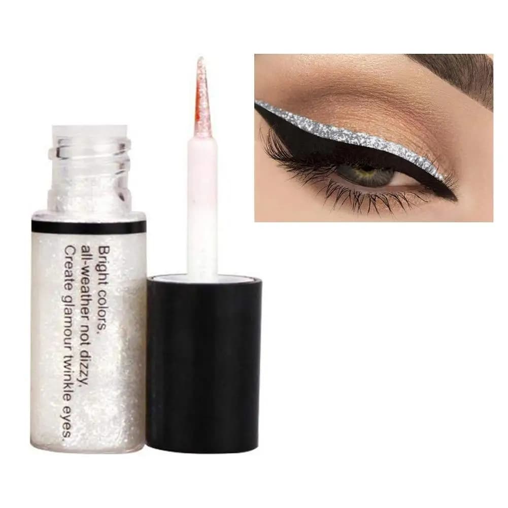 1 pz Charm Shine Eyeliner Liquido Perla Gloss Ombretto Lucido di Lunga Durata Ombretto Liner Evidenziatore Penna Occhi Strumenti di Trucco