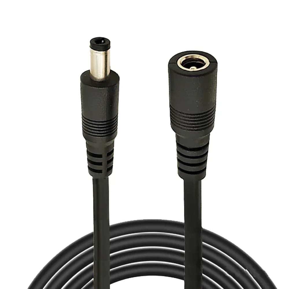 10m 5m 3M 2m 1m 5.5x2.1mm Power Connector CC Adapter jack 12v Cable DC Female Male Extension Plug External