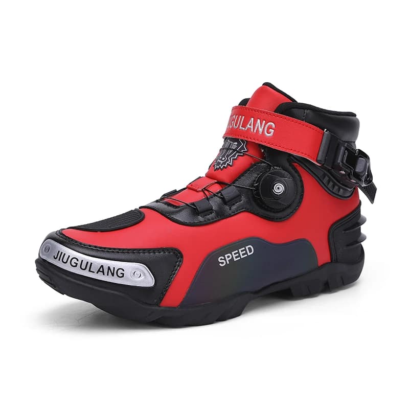 Nuovi stivali da moto uomo donna cavaliere Outdoor Riding antiscivolo Winters Sneakers scarpe bicicletta Mountain Racing Road Speed autunno