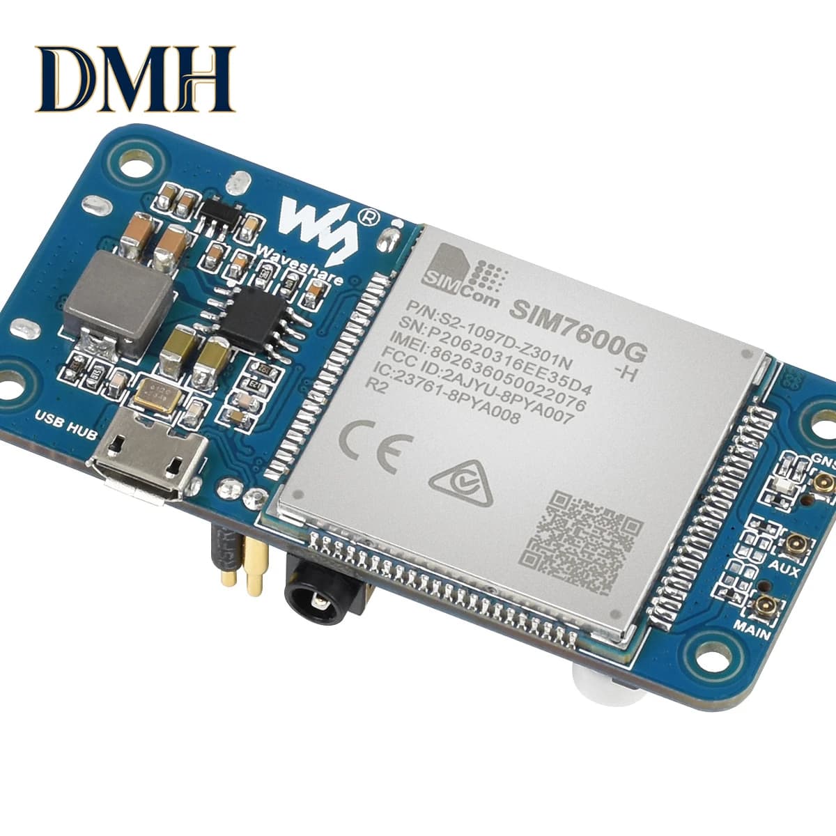DMH-Waveshare SIM7600G-H 4G HAT (B) per Raspberry Pi