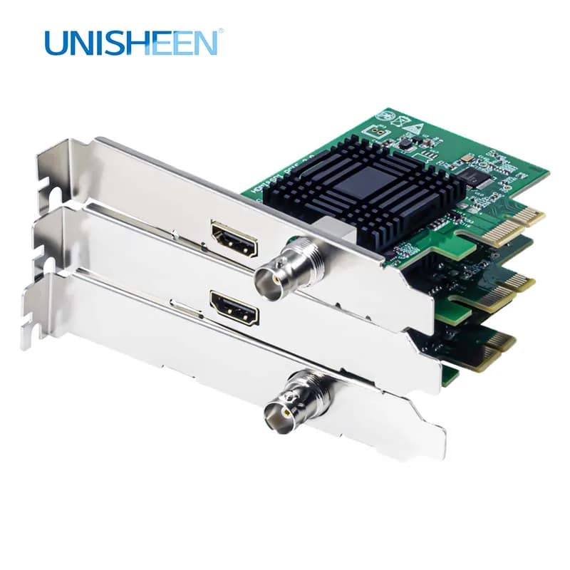 ljc new UNISHEEN UC3250S Game Streaming Grabber Win10 Linux OBS Zoom VJ Vmix Full HD 1080P HDMI SDI Video Capture Card Box Reco