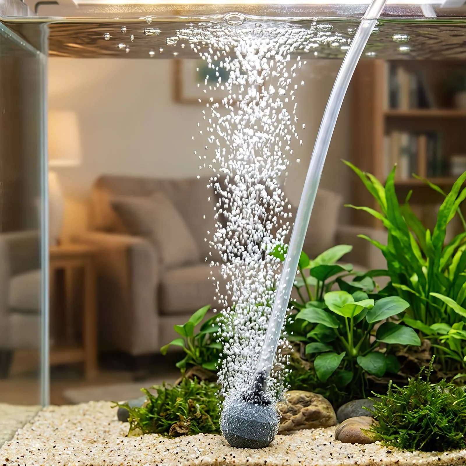 10 Confezioni di Diffusori d'Aria a Forma di Sfera in Pietra Minerale per Acquario, Pompa per Vasca dei Pesci, Aumento dell'Ossigeno per Idroponica, Promozione della Crescita delle Radici