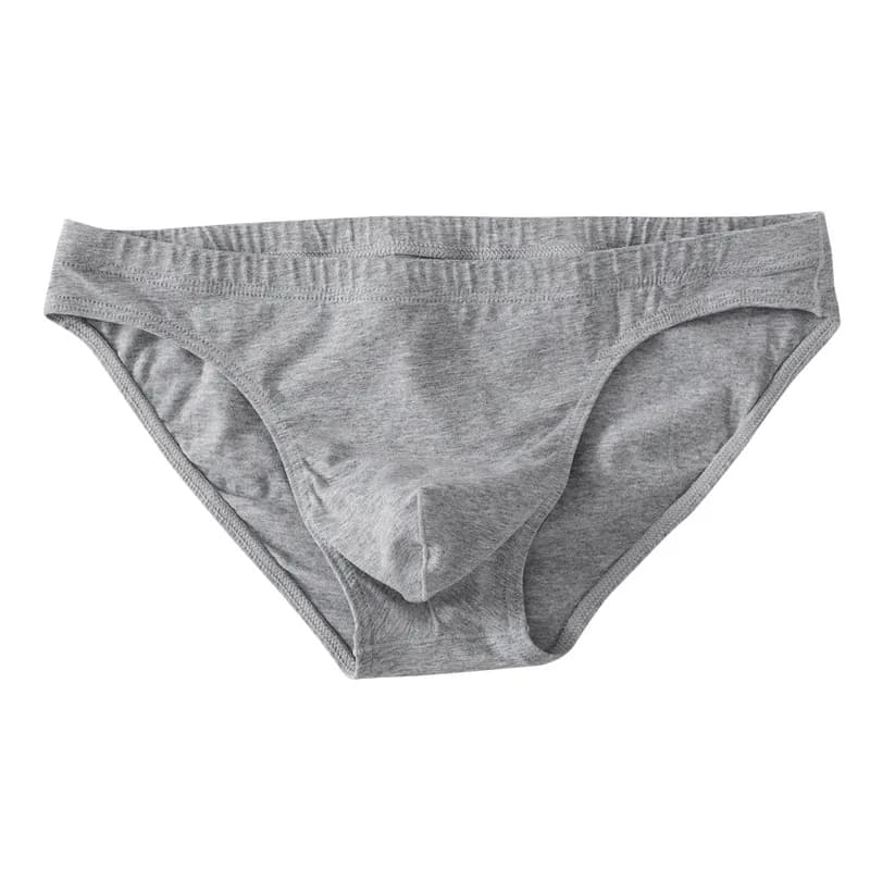 Cotton Briefs for Men Sexy Mid-Rise U Convex Pouch Underwear Soft Underwear Comfortable Breathable Sports Panties for Daily Wear