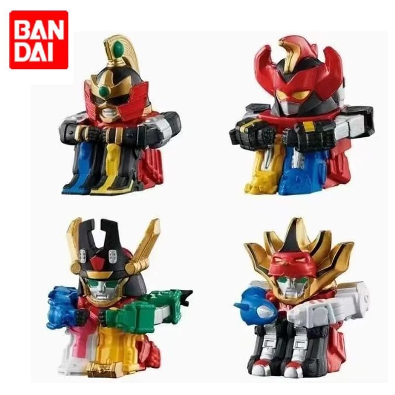 Bandai Capsule Toys Super Sentai robot Big beast Divine Teeth Barking King Haokuai Wang Dalian King Anime model Toys Gifts