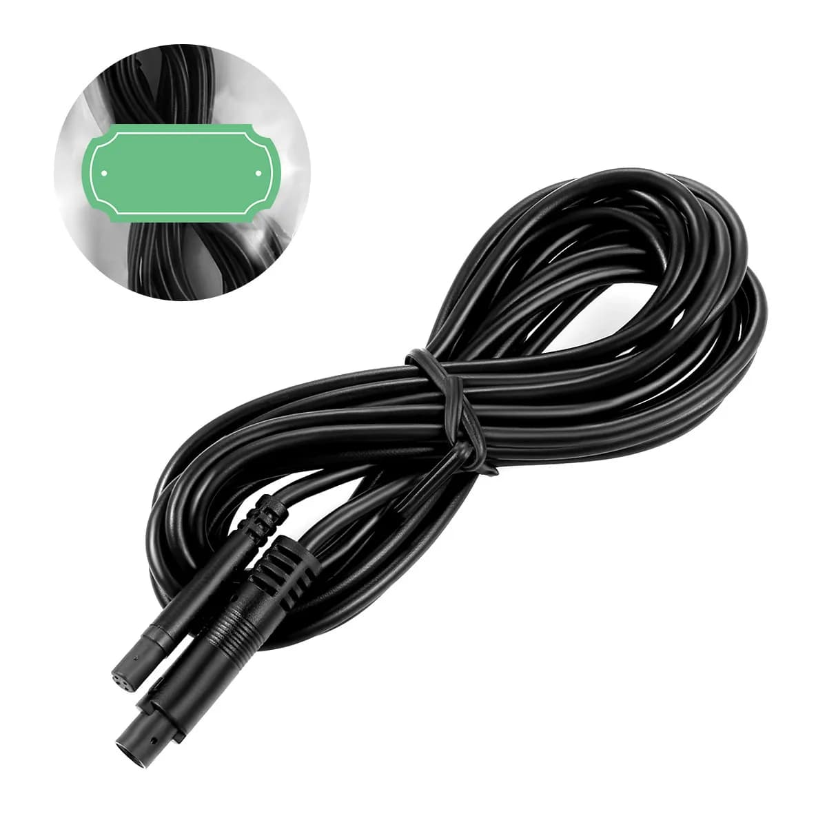 Cavo di Prolunga per Telecamera di Retromarcia, Cavo per Dash Cam, Cavo Aeronautico a 4 Pin 25M per Telecamera di Retromarcia 12V 24V per Camion, Camper, Rimorchi