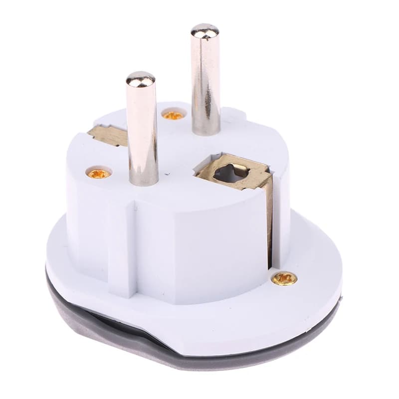 Hot Sale 1PCS German Standard Conversion Plug FR AU US UK To EU Euro Korea Universal Travel Adapter Home Plug Adapter 2Pin 4.8mm