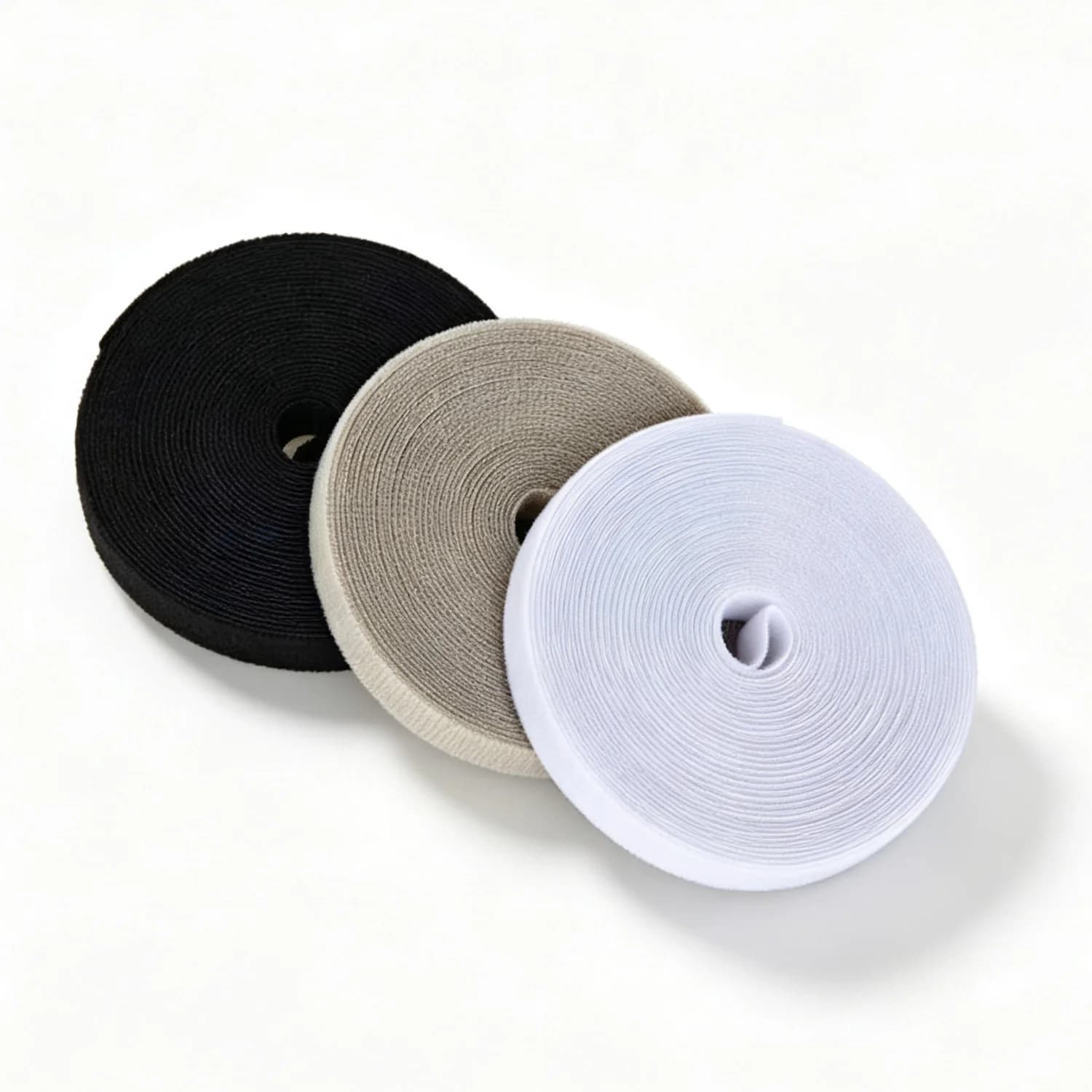 5Meters Back‑to‑Back Hook and Loop Tape Reusable Double Side Cable Tie Wires Management Straps