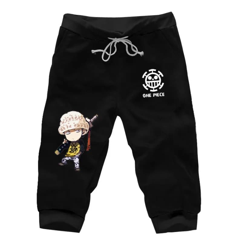 Anime One Piece 3D Print Rufy Men's Swimwear Shorts Shorts Casual Shorts Quick Dry Trained Swimming Gym Running Beach Shorts