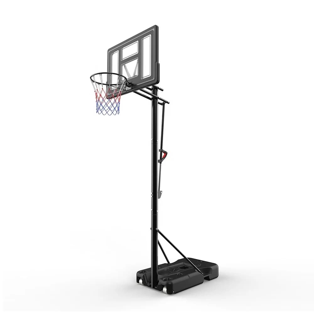 Adjustable Basket Box in Height 3,05m with Board, Network and Wheel