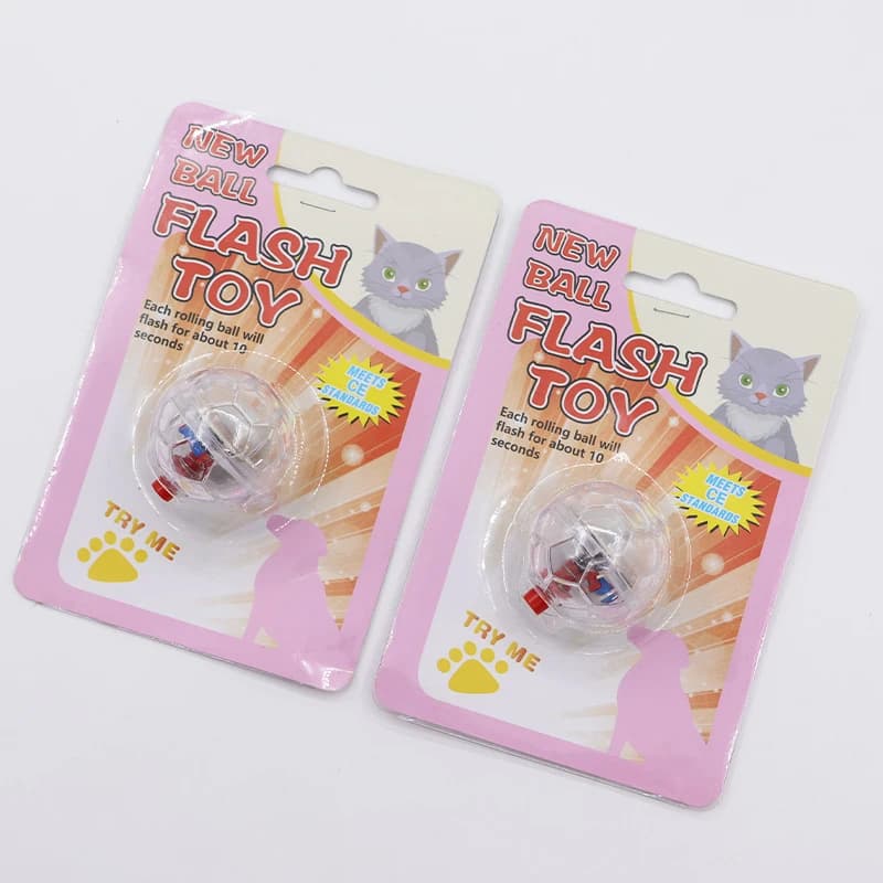 3/1Pcs Cat Motion Light Up Interactive Flash Ball Ghost Small Battery Powered Paranormal Equipment Portable LED Gift Pet Toys