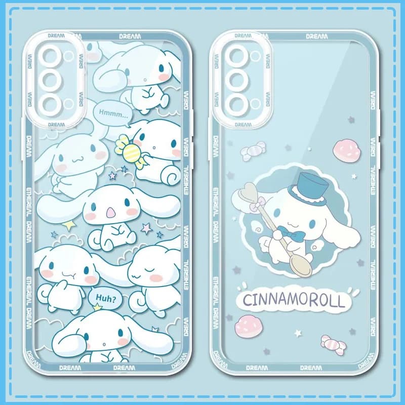 Cute Cinnamorol star lines Phone Case For iPhone 15 14 Pro Max 13 12 Mini 11 Pro XR XS X 8 7 6 6S Plus SE 2020 Silicone Cover