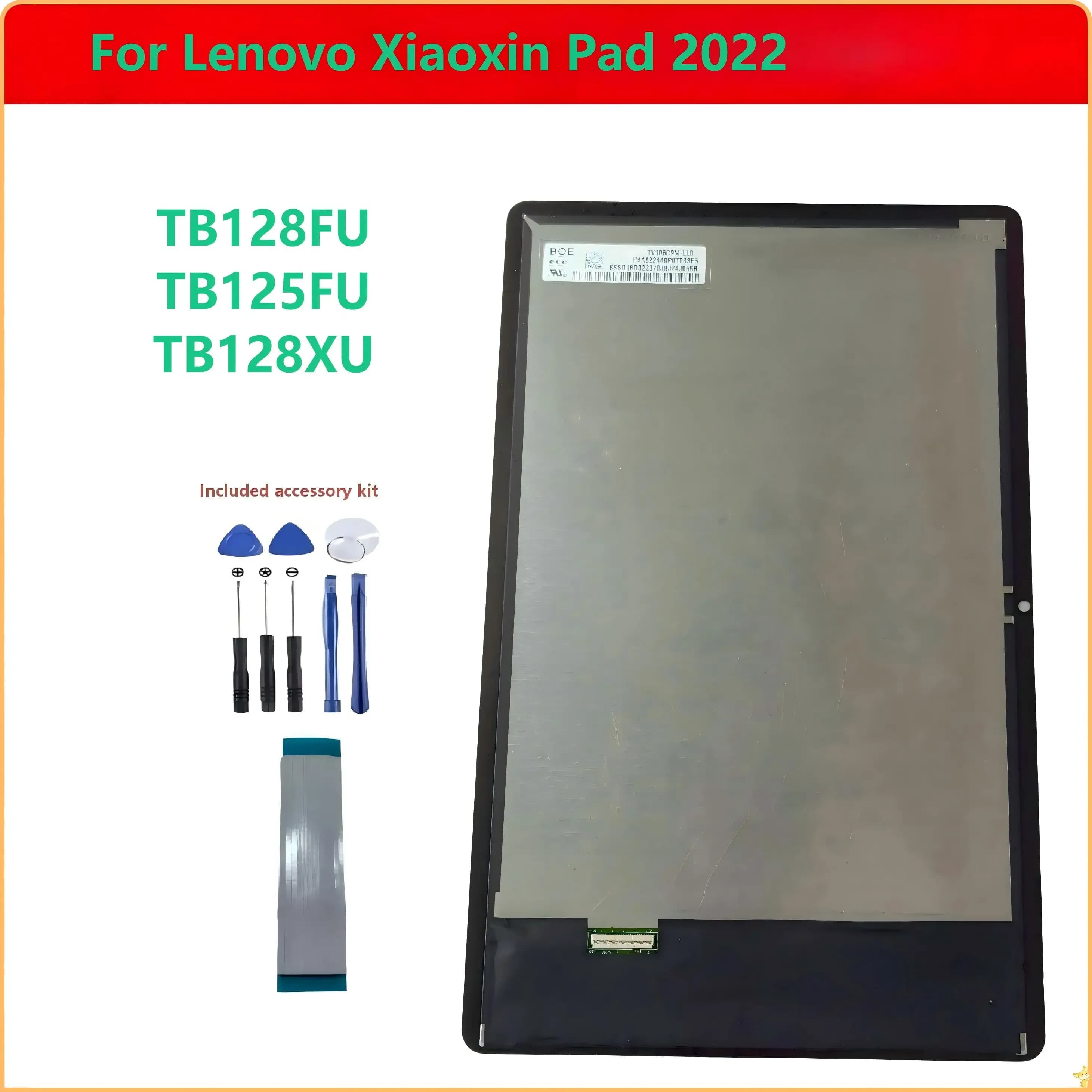 Display LCD per Tablet Lenovo Xiaoxin Pad 2022 P12 TB128FU TB125FU TB128XU, Schermo Touch con Digitalizzatore