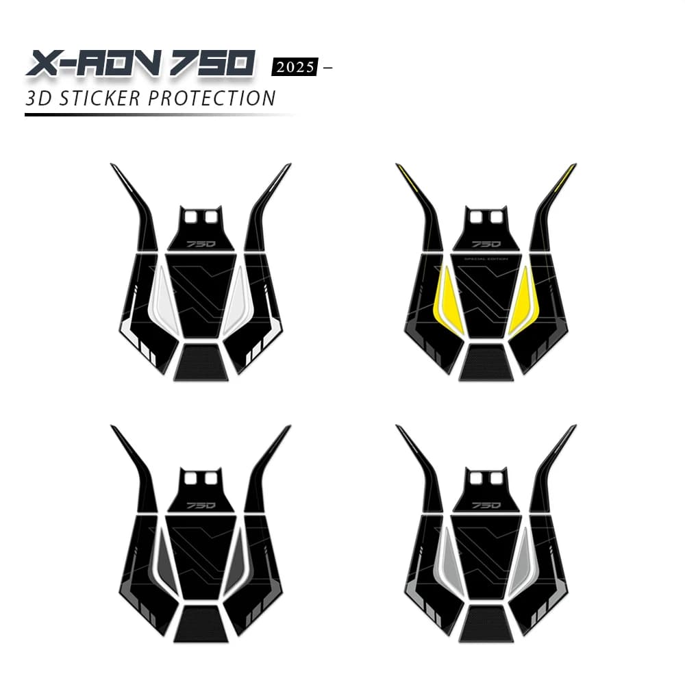 Per Honda X-ADV 750 2025 Adesivo per accensione centrale su adesivi protettivi in resina 3D su XADV-25-001