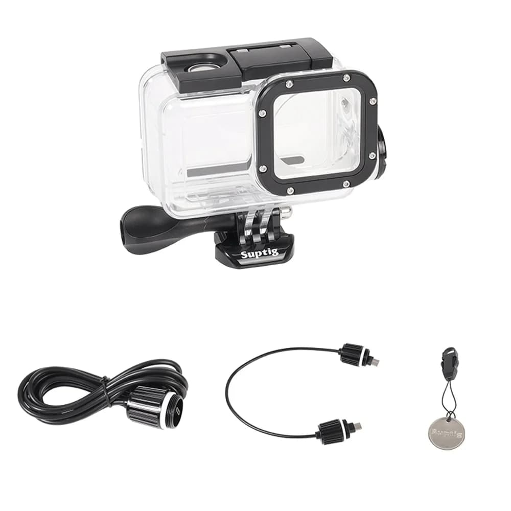 Waterproof diving cover for 50M mobile charger for DJI Action 3 4 5 Pro camera