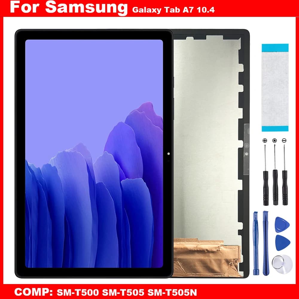 10.4" For Samsung Galaxy Tab A7 10.4 2020 SM-T500 T505 T500 T507 T505N LCD Display Touch Screen Digitizer Sensor Glass Assembly